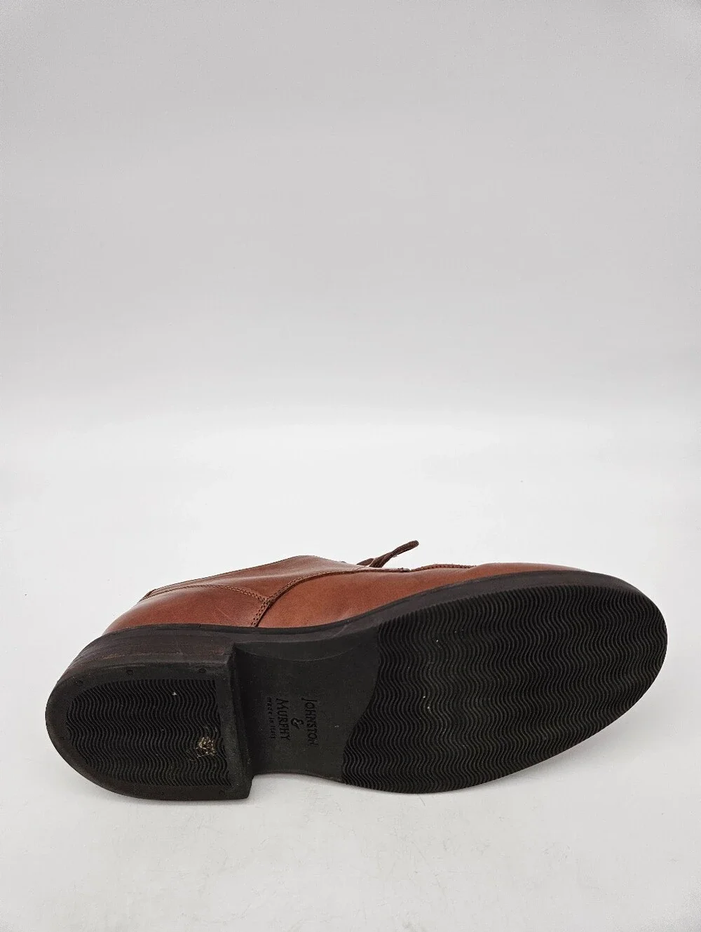 Johnston & Murphy Passport Brown Oxfords Shoes 25-2254 Mens 8 M Made in Italy